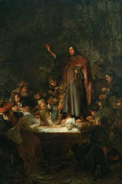 Carel fabritius The Raising of Lazarus France oil painting art